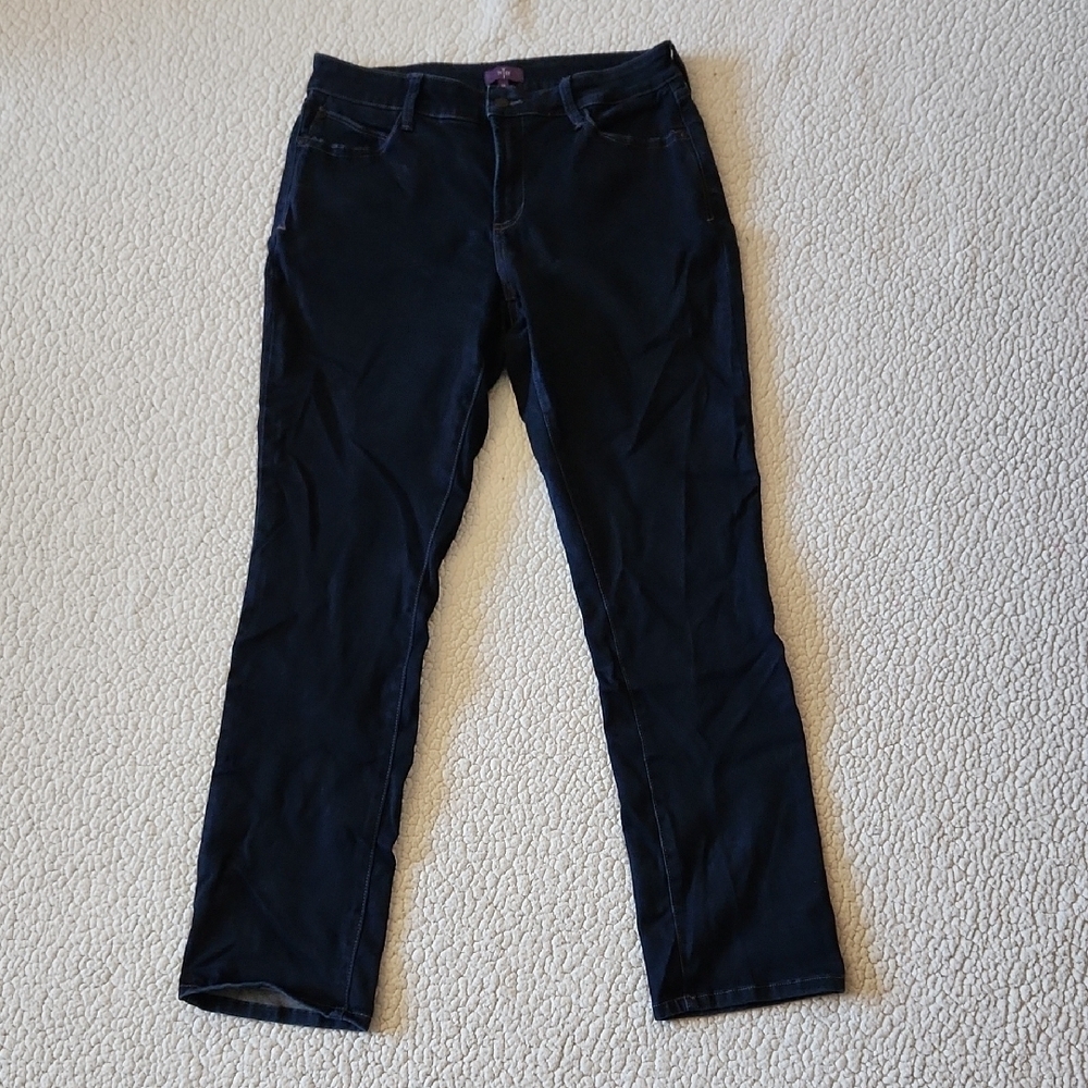 NYDJ Dark Navy Blue Lift Tuck Technology Legging Extra Stretch Straight leg